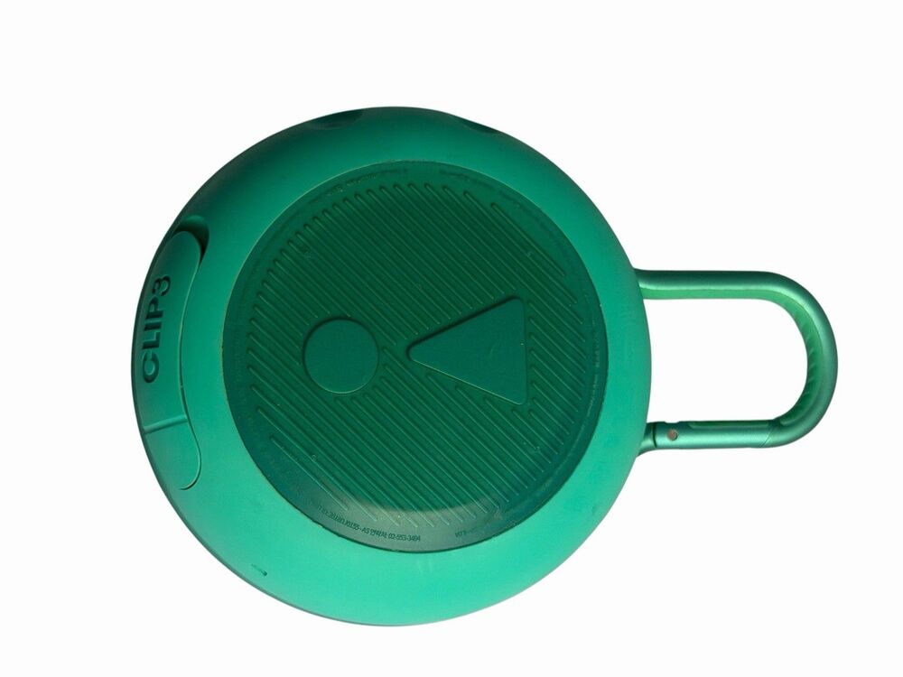 JBL Clip 3 Waterproof Bluetooth Speaker - River Teal - Picture 2 of 4